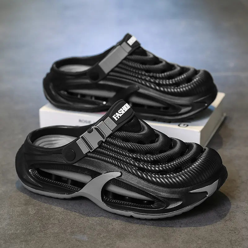 Men's Summer Thick-Sole Non-Slip Quick-Drying Clogs