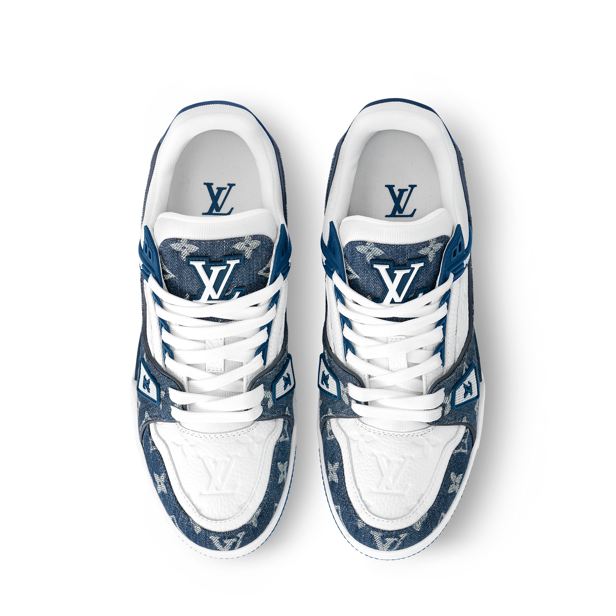 Calfskin Embossed Monogram Trainer Sneakers