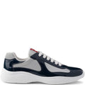 patent leather and technical fabric America's cup sneakers
